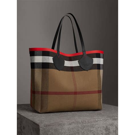 burberry tote reversible|burberry reversible tote large.